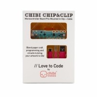 [로봇사이언스몰][Chibitronics][코딩키트] 러브2코드 프리마운티드 치비 칩 & 치비 클립(Love to Code Premounted Chibi Chip&Clip) UPC:0735850001449