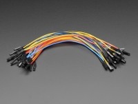 [로봇사이언스몰][Adafruit][에이다프루트] Premium Silicone Covered Female-Female Jumper Wires - 200mm x 40 ID:4447