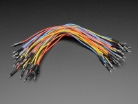 [로봇사이언스몰][Adafruit][에이다프루트] Premium Silicone Covered Male-Male Jumper Wires - 200mm x 40 ID:4482