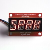 [로봇사이언스몰][Sparkfun][스파크펀] SparkFun Qwiic Alphanumeric Display - Red COM-16916