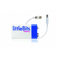 [로봇사이언스몰][LittleBits][리틀비츠] battery + cable sku:660-0006-0000A