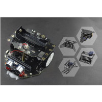 [로봇사이언스몰] [코딩키트][DFRobot][디에프로봇] 마퀸 플러스 V2(18650 배터리 버전) + 메카닉 SKU:MBT0021-EN-18650-3(마이크로비트/배터리 별매)