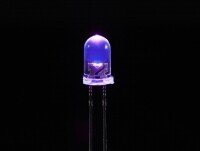 [로봇사이언스몰][Adafruit][에이다프루트] UV/UVA 400nm Purple LED 5mm Clear Lens - 10 pack ID:1793