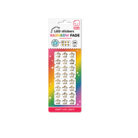 [로봇사이언스몰][Chibitronics][페이퍼 전자회로] Animating Rainbow Fade LED Stickers 24 pack UPC:0793591594187