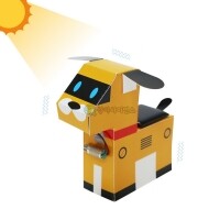[로봇사이언스몰] SA 에너지 전환 태양광 강아지 로봇(1인용 포장)