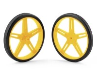[로봇사이언스몰][Pololu][폴로루] Pololu Wheel 70×8mm Pair - Yellow #1427
