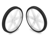 [로봇사이언스몰][Pololu][폴로루] Pololu Wheel for Standard Servo Splines (25T, 5.8mm) - 70×8mm, White, 2-Pack #4929