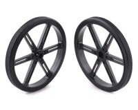 [로봇사이언스몰][Pololu][폴로루] Pololu Wheel for Standard Servo Splines (25T, 5.8mm) - 90×10mm, Black, 2-Pack #4935