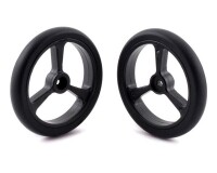 [로봇사이언스몰][Pololu][폴로루] Pololu Wheel for Micro Servo Splines (21T, 4.8mm) - 40×7mm, Black, 2-Pack #4905