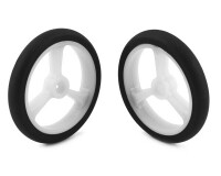[로봇사이언스몰][Pololu][폴로루] Pololu Wheel for Micro Servo Splines (21T, 4.8mm) - 40×7mm, White, 2-Pack #4909