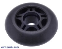 [로봇사이언스몰][Pololu][폴로루] Scooter/Skate Wheel 70×25mm - Black #3272