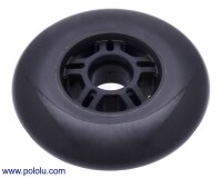 [로봇사이언스몰][Pololu][폴로루] Scooter/Skate Wheel 100×24mm - Black #3278