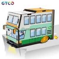 [로봇사이언스몰] SA GTCO 낙하방지 그린 2층버스 (1인용 포장)