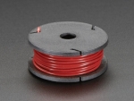 [로봇사이언스몰] [Adafruit][에이다프루트] Stranded-Core Wire Spool - 25ft - 22AWG - Red id:3068